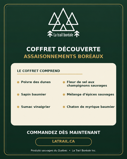 Coffrets assaisonnement Boréaux