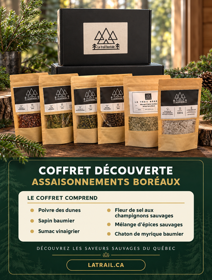Coffrets assaisonnement Boréaux
